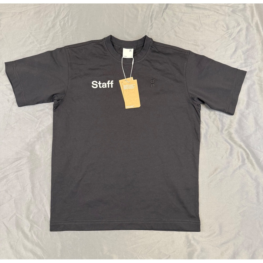 On Running Club Collective-T Black Staff Los Angeles LightSpray Womens XS NEW